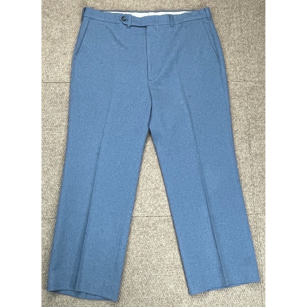 Levi's Action Ease Sta-Prest Vintage‎ Men's Blue Dress Pants Size 36x26.5
